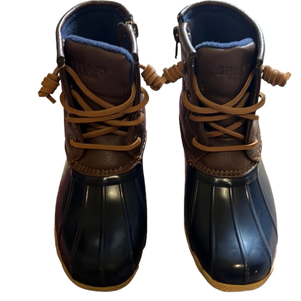 Sperry Kids Rain & Snow Boots - Brown and Blue